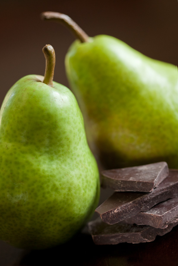 Pear and dark chocolate