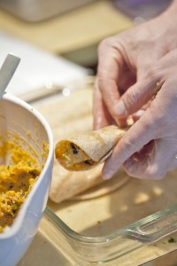 Butternut squash enchiladas