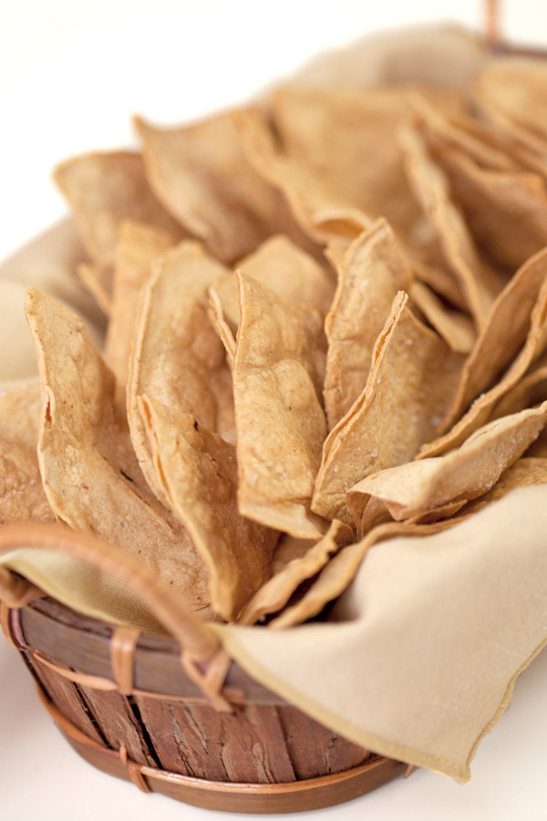 Fresh tortilla chips