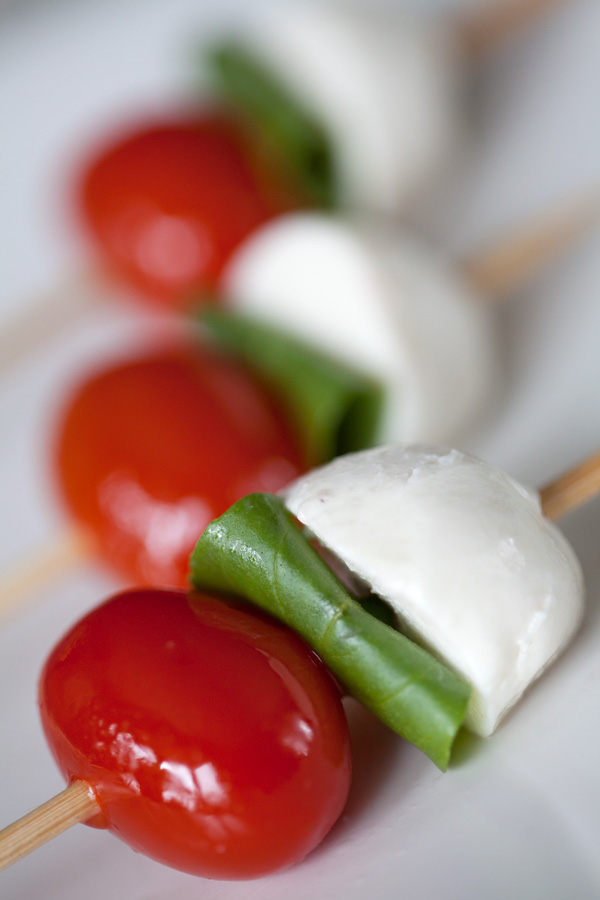 Insalata Caprese, a salad (literally translated, salad in the style of Capri).