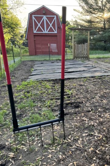 broad fork in the garden